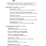 warmup guide