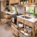 Organized rv kitchen