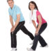 Couple stretching